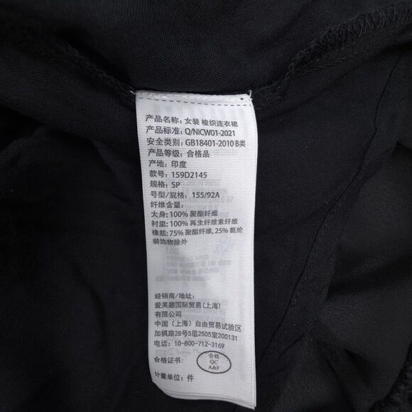 NEW Abercrombie Long-Sleeve Smocked Waist Mini Dress Cottagecore Boho Whimsigoth - Picture 6 of 7